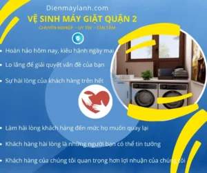 Vệ Sinh Máy Giặt Quận 2