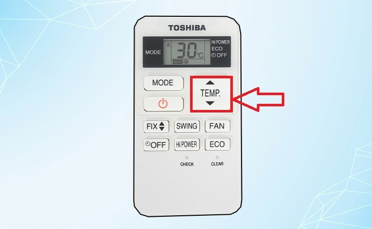 Cách sử dụng remote máy lạnh toshiba