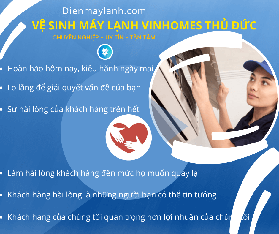 Vệ sinh máy lạnh Vinhomes Thủ Đức