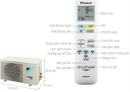 Cách Sử Dụng Điều Khiển Điều Hòa Daikin