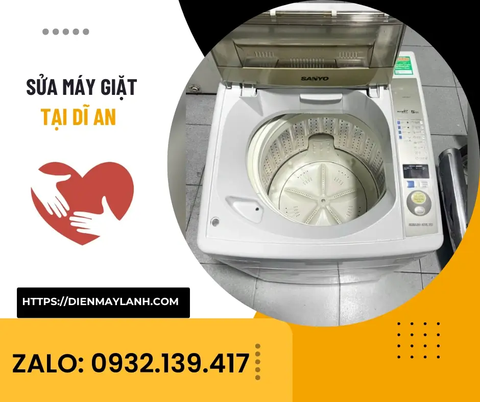 Sửa Máy Giặt Tại Dĩ An