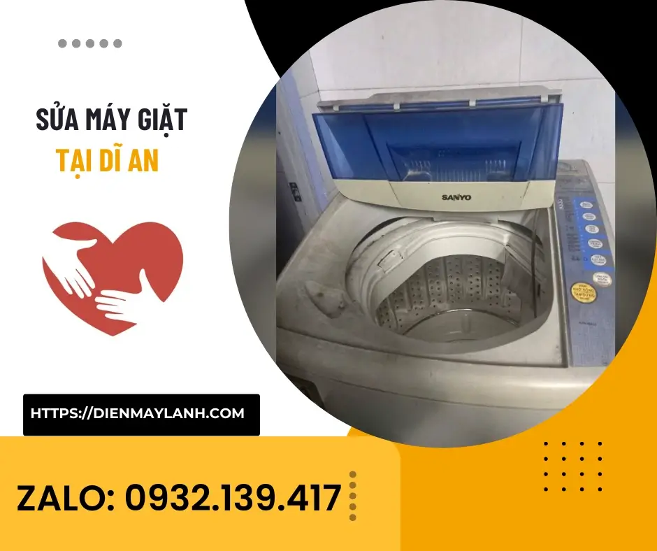 Sửa Máy Giặt Tại Dĩ An