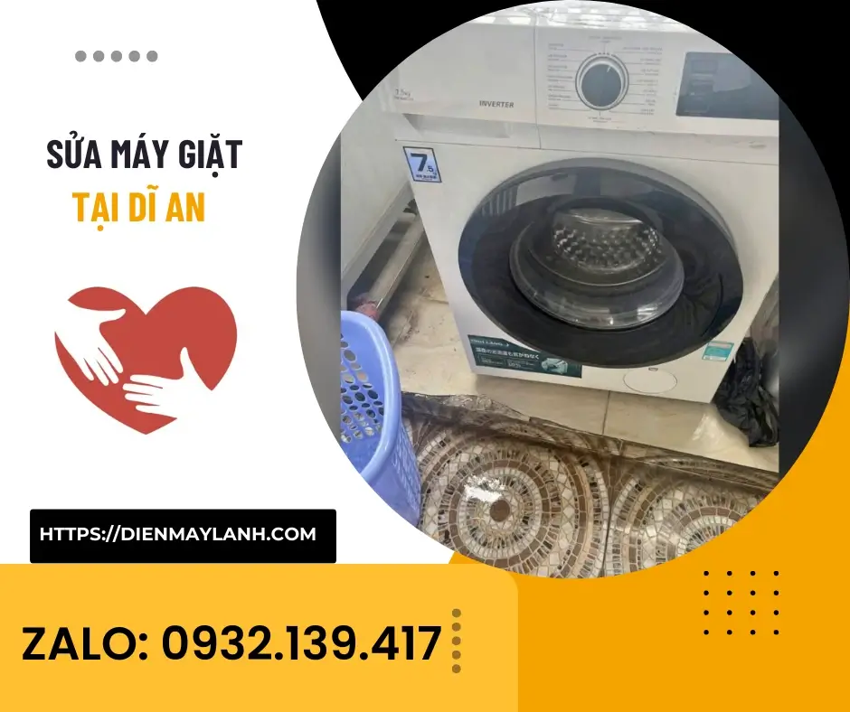 Sửa Máy Giặt Tại Dĩ An