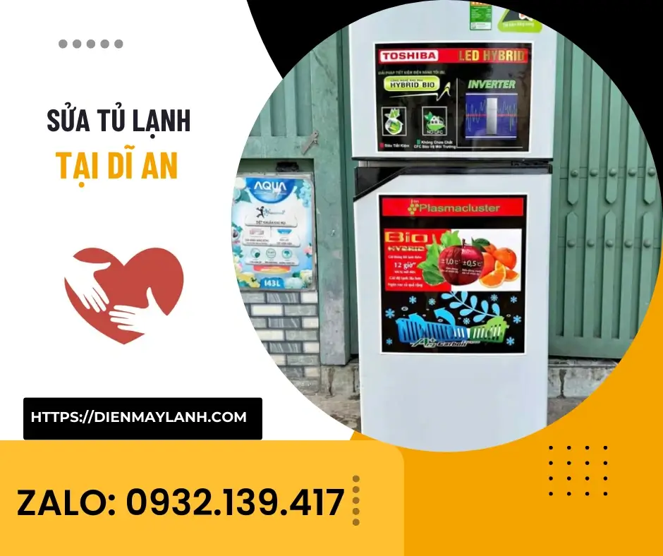 Sửa Tủ Lạnh Tại Dĩ An