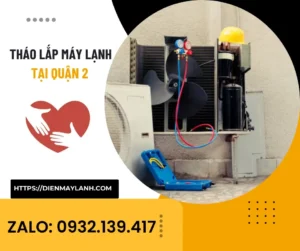Tháo Lắp Máy Lạnh tại Quận 2