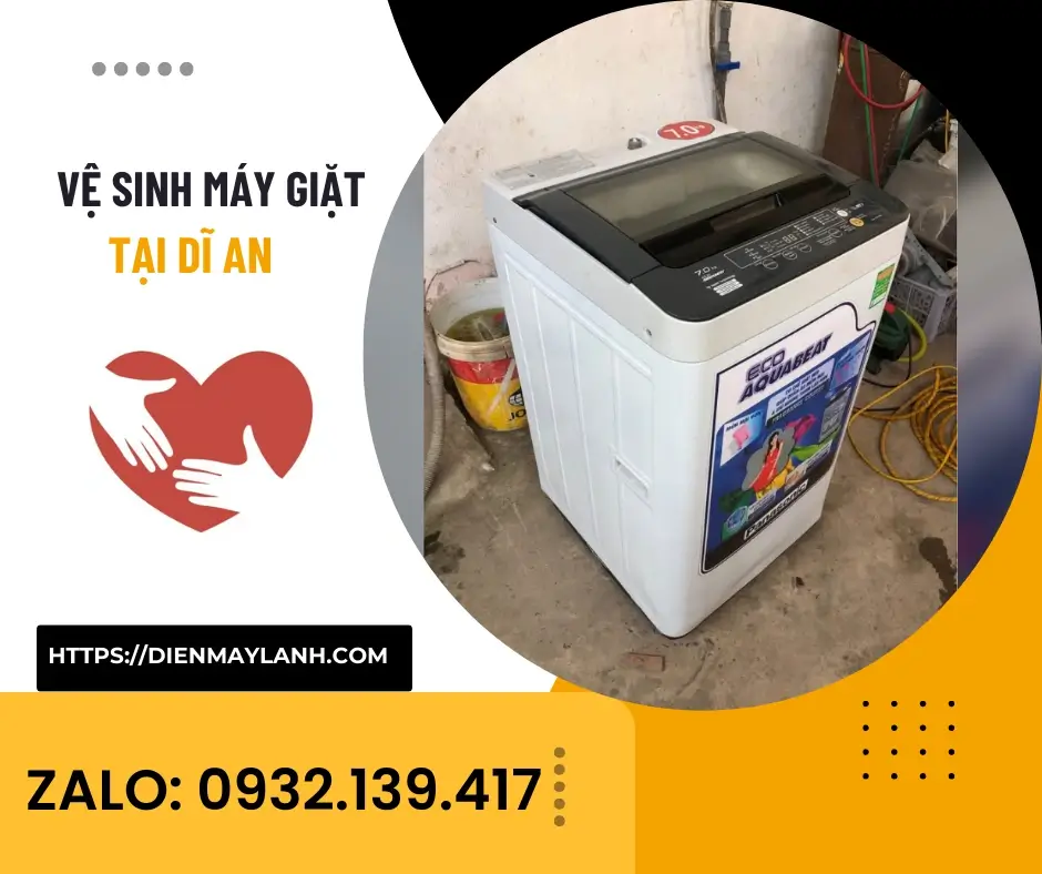 Vệ Sinh Máy Giặt Tại Dĩ An