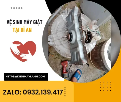 Vệ Sinh Máy Giặt Tại Dĩ An