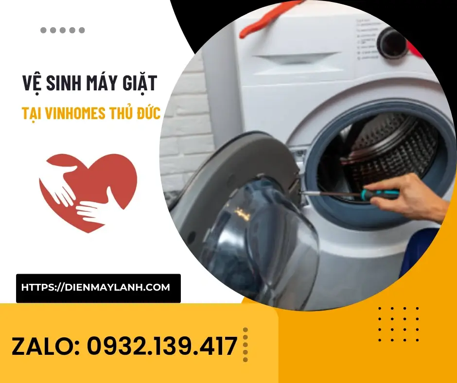 Vệ Sinh Máy Giặt Tại Vinhomes Thủ Đức