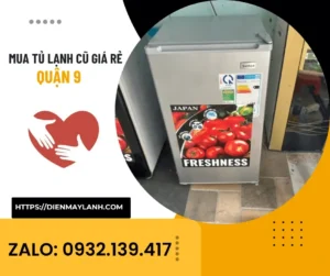 Mua Tủ Lạnh Cũ Quận 9