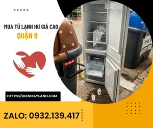Mua Tủ Lạnh Hư Quận 9
