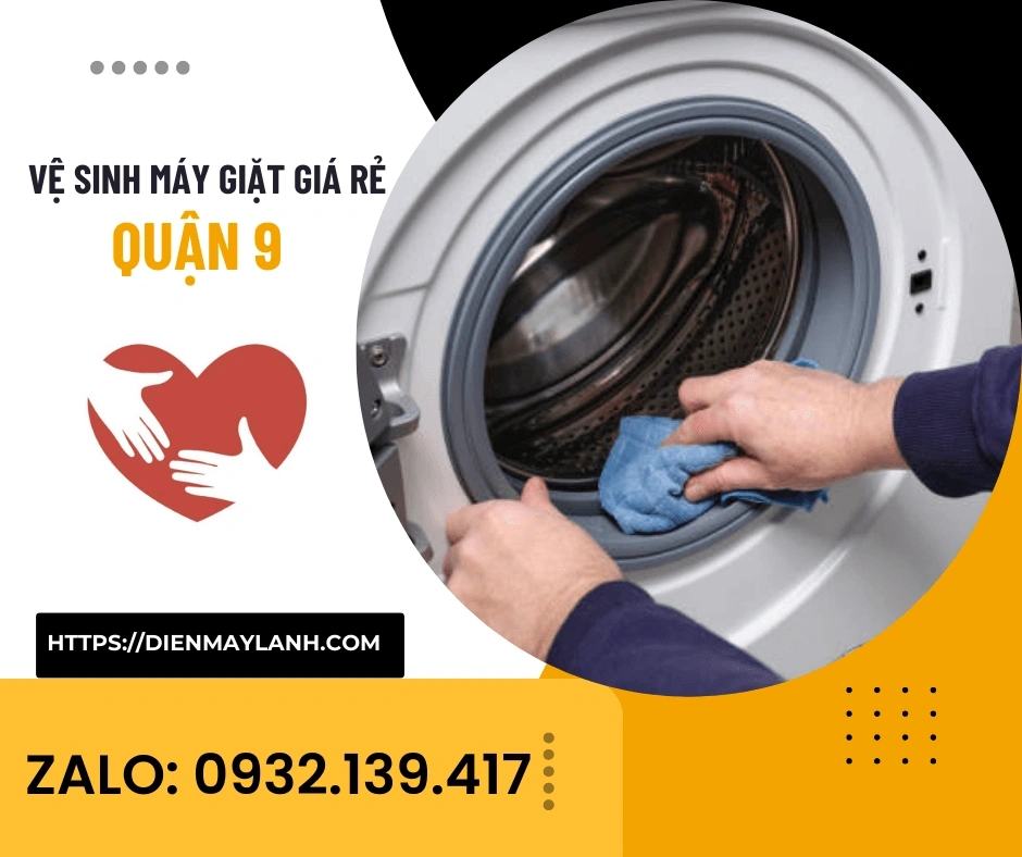 Vệ Sinh Máy Giặt Giá Rẻ Quận 9