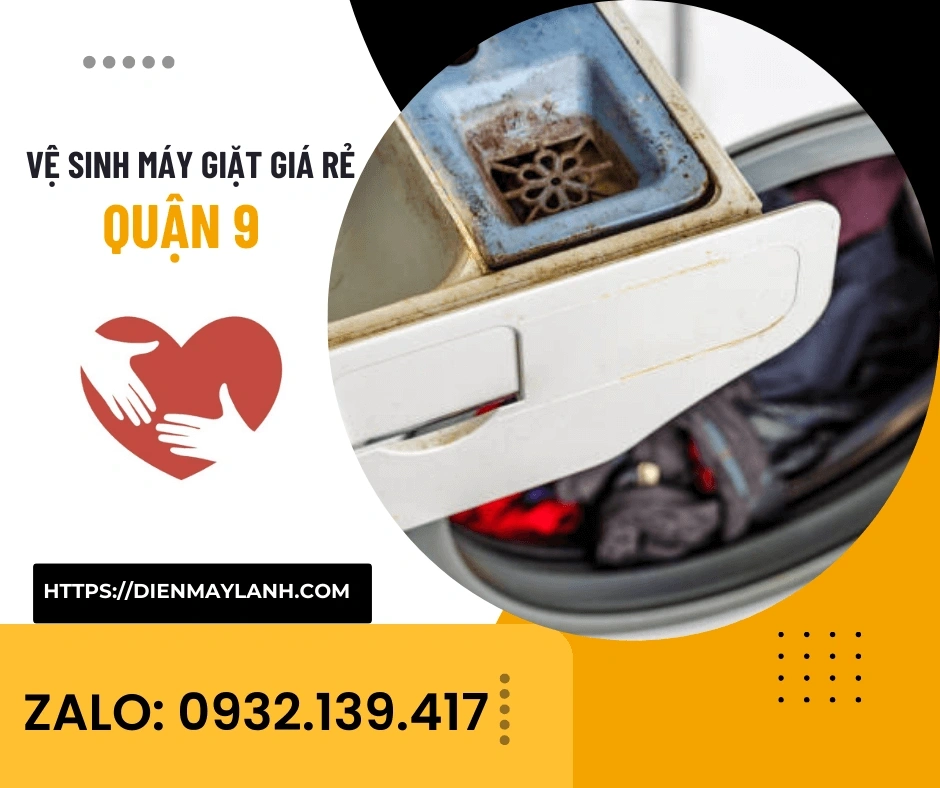 Vệ Sinh Máy Giặt Giá Rẻ Quận 9