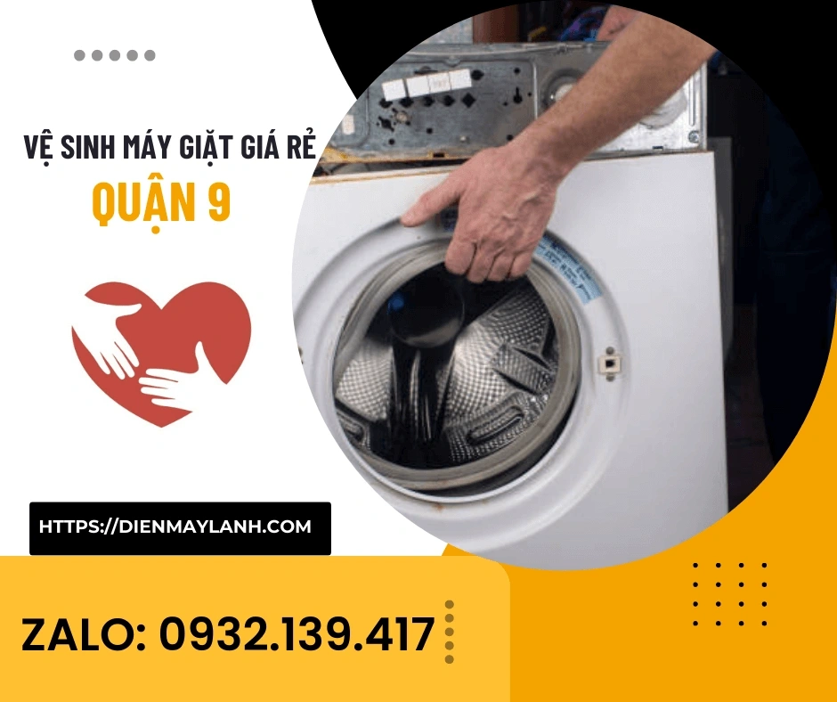 Vệ Sinh Máy Giặt Giá Rẻ Quận 9