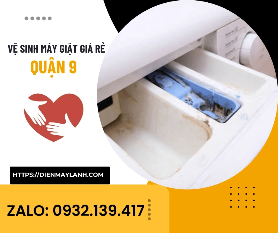 Vệ Sinh Máy Giặt Giá Rẻ Quận 9