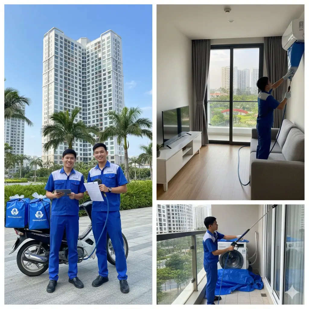 Dienmaylanh phục vụ thần tốc tại tất cả các phân khu Vinhomes Grand Park