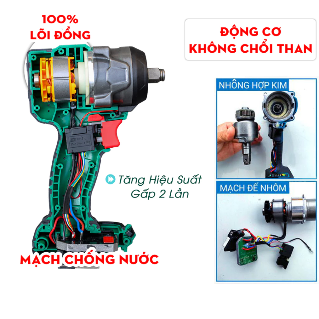 Máy Bắn Bulong 470N Workfix WF-IW470N