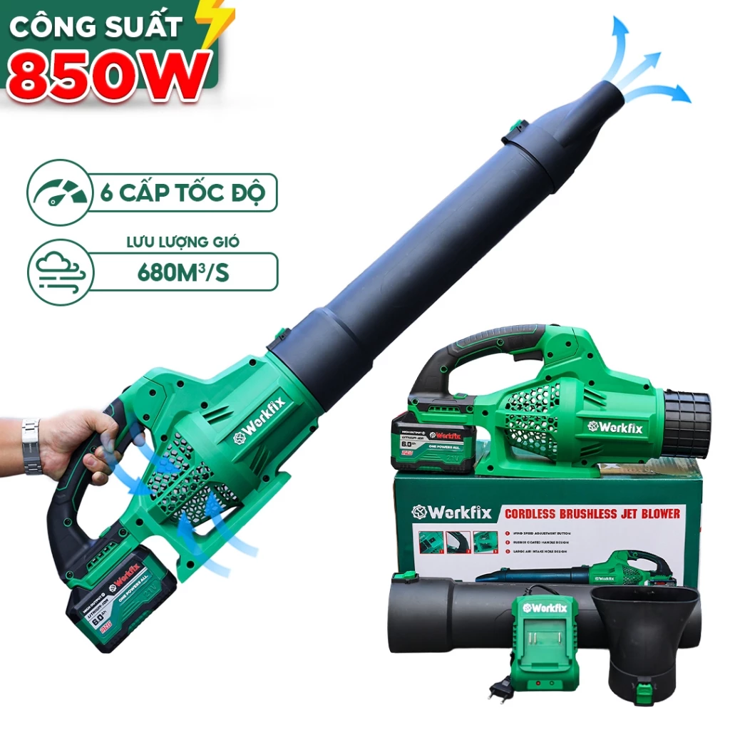 Máy Thổi Lá Workfix WF-TL680M