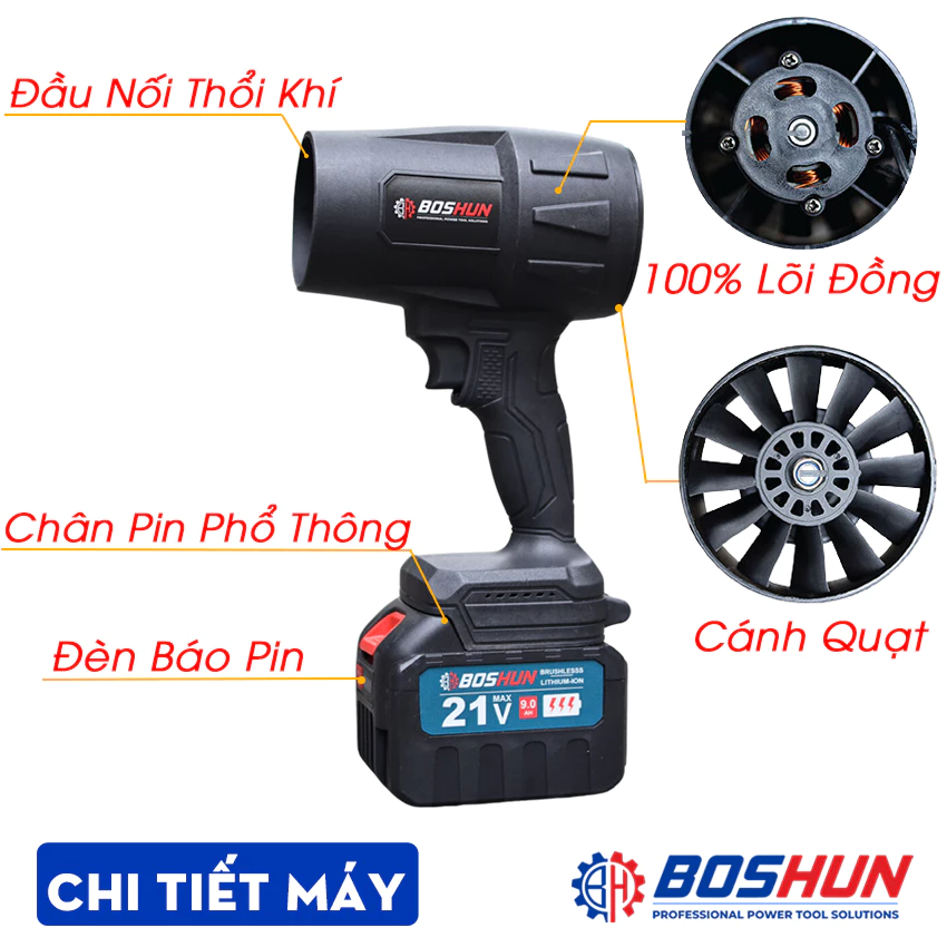 Máy Thổi Phản Lực Boshun