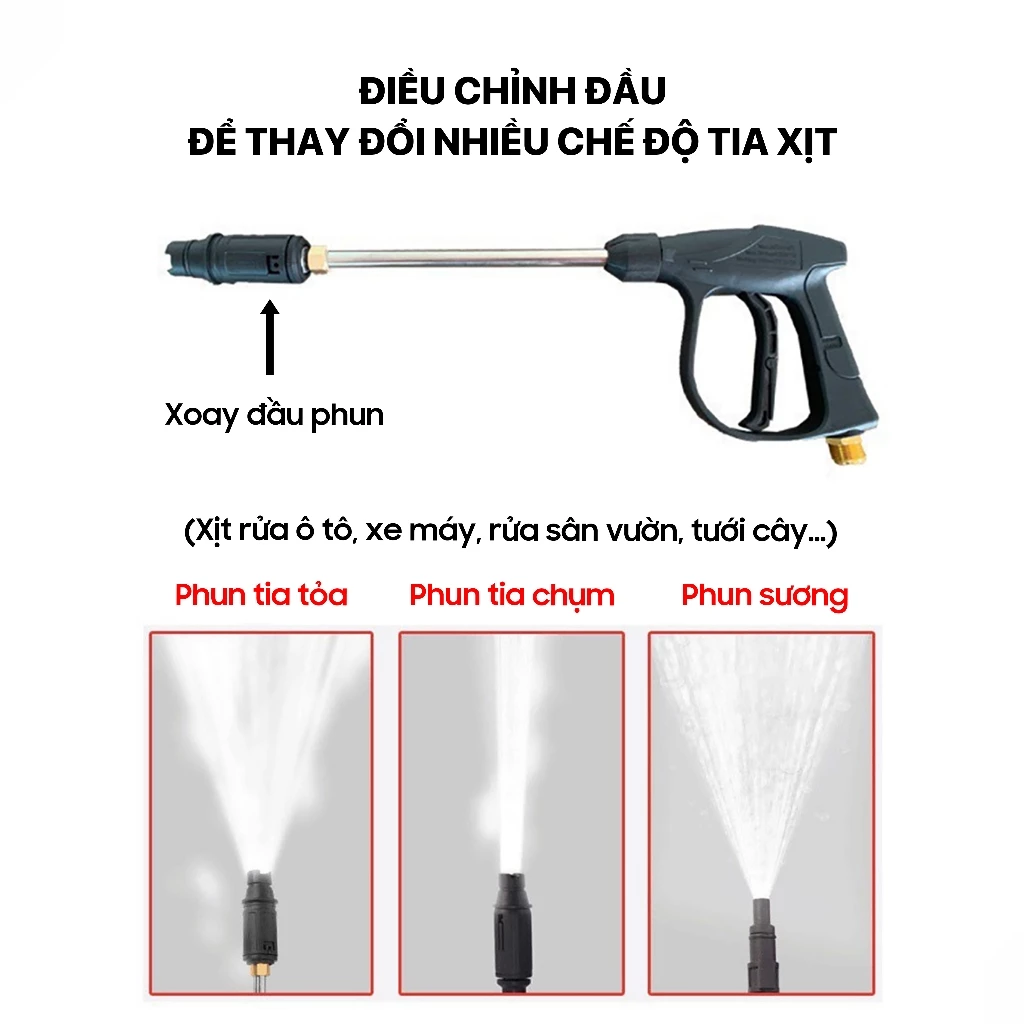 Máy Xịt Rửa Xe 3800W XPOWER RX-3C