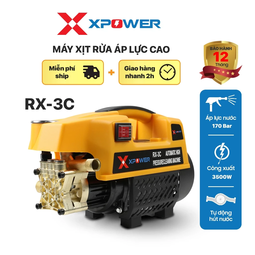 Máy Xịt Rửa Xe 3800W XPOWER RX-3C