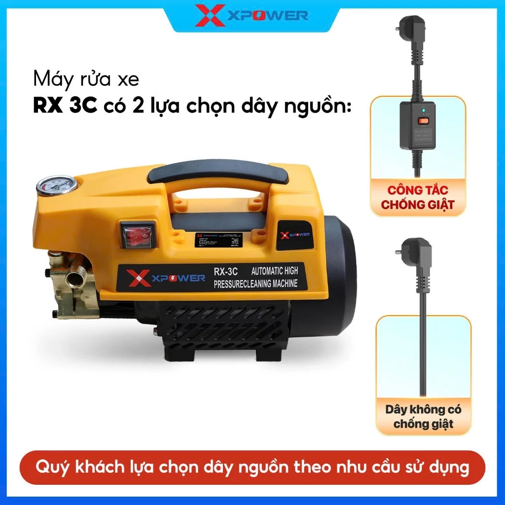 Máy Xịt Rửa Xe 3800W XPOWER RX-3C