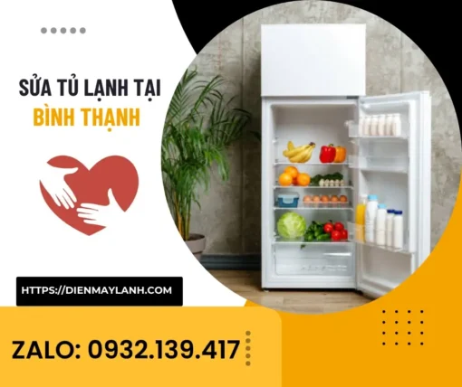 Sửa tủ lạnh tại Bình Thạnh Nhanh 30 phút 0932139417