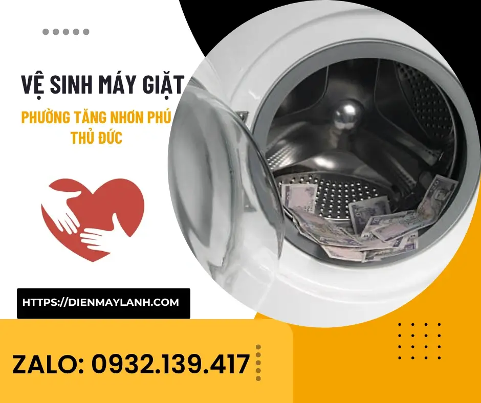 Vệ Sinh Máy Giặt Phường Tăng Nhơn Phú