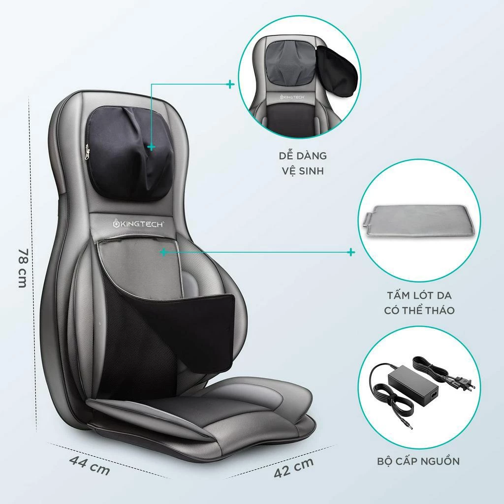 Đệm Massage Toàn Thân KINGTECH KC-700