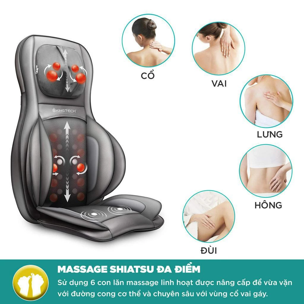 Đệm Massage Toàn Thân KINGTECH KC-700