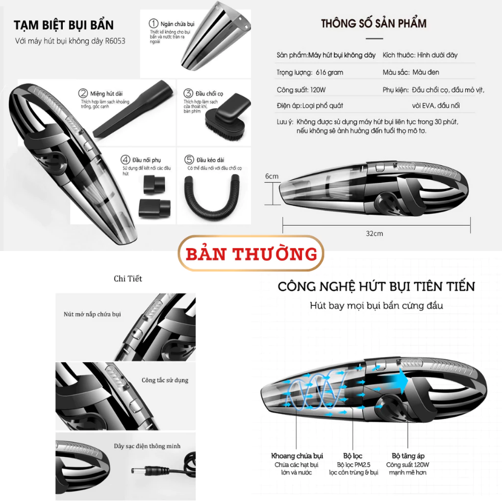 Máy Hút Bụi Cầm Tay DURA