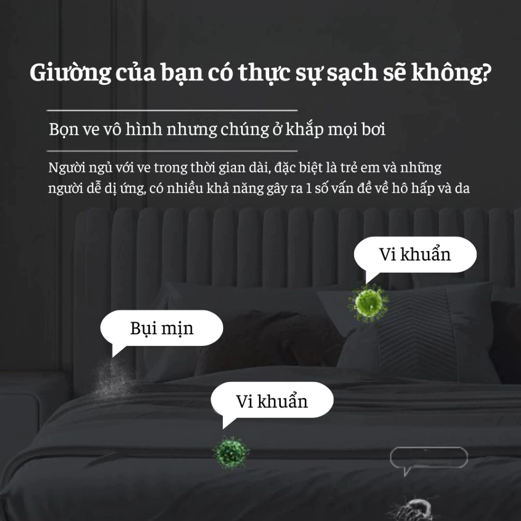 Máy Hút Bụi Giường Nệm Cầm Tay DURA