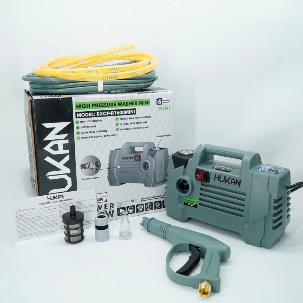 Máy Rửa Xe Áp Lực HUKAN RXCP-R1600MINI