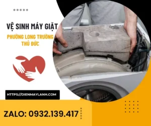 Vệ Sinh Máy Giặt Phường Long Trường