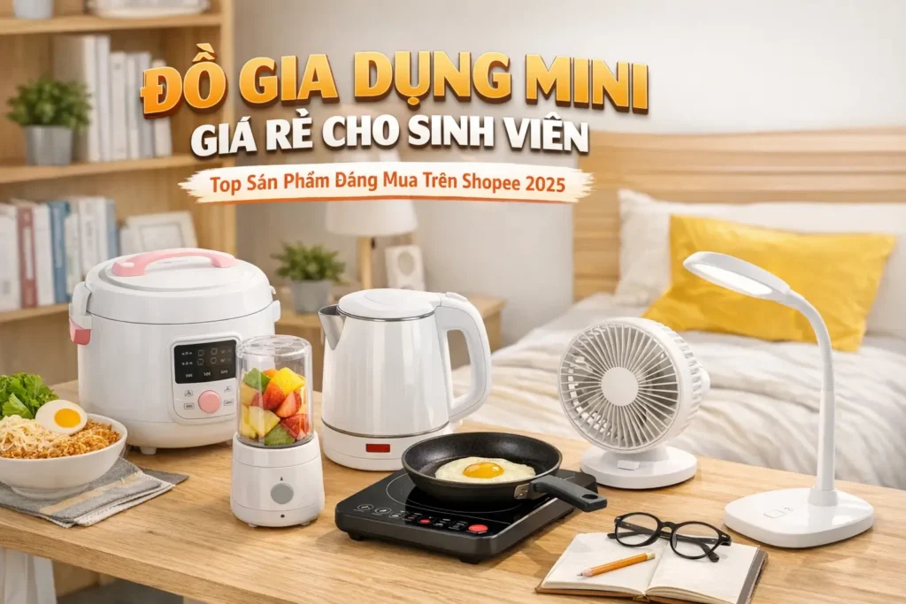 Đồ Gia Dụng Mini Giá Rẻ Cho Sinh Viên
