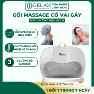 Gối Massage 3D Đảo Chiều DELAX GMC01
