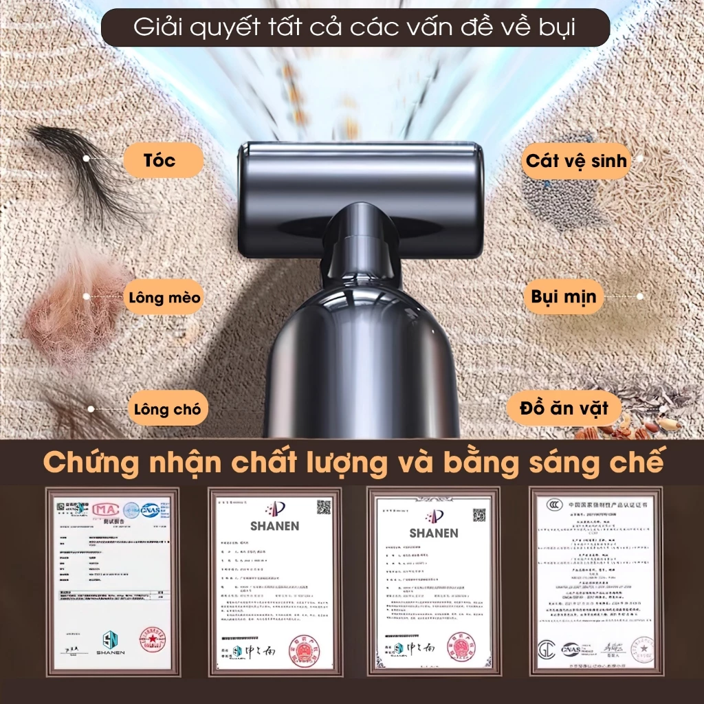 Máy Hút Bụi Cầm Tay SHANEN