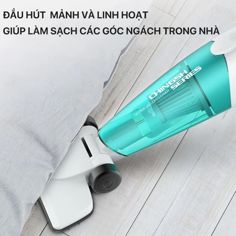 Khám phá khả năng làm sạch thực tế của Máy hút bụi Deerma DX118C