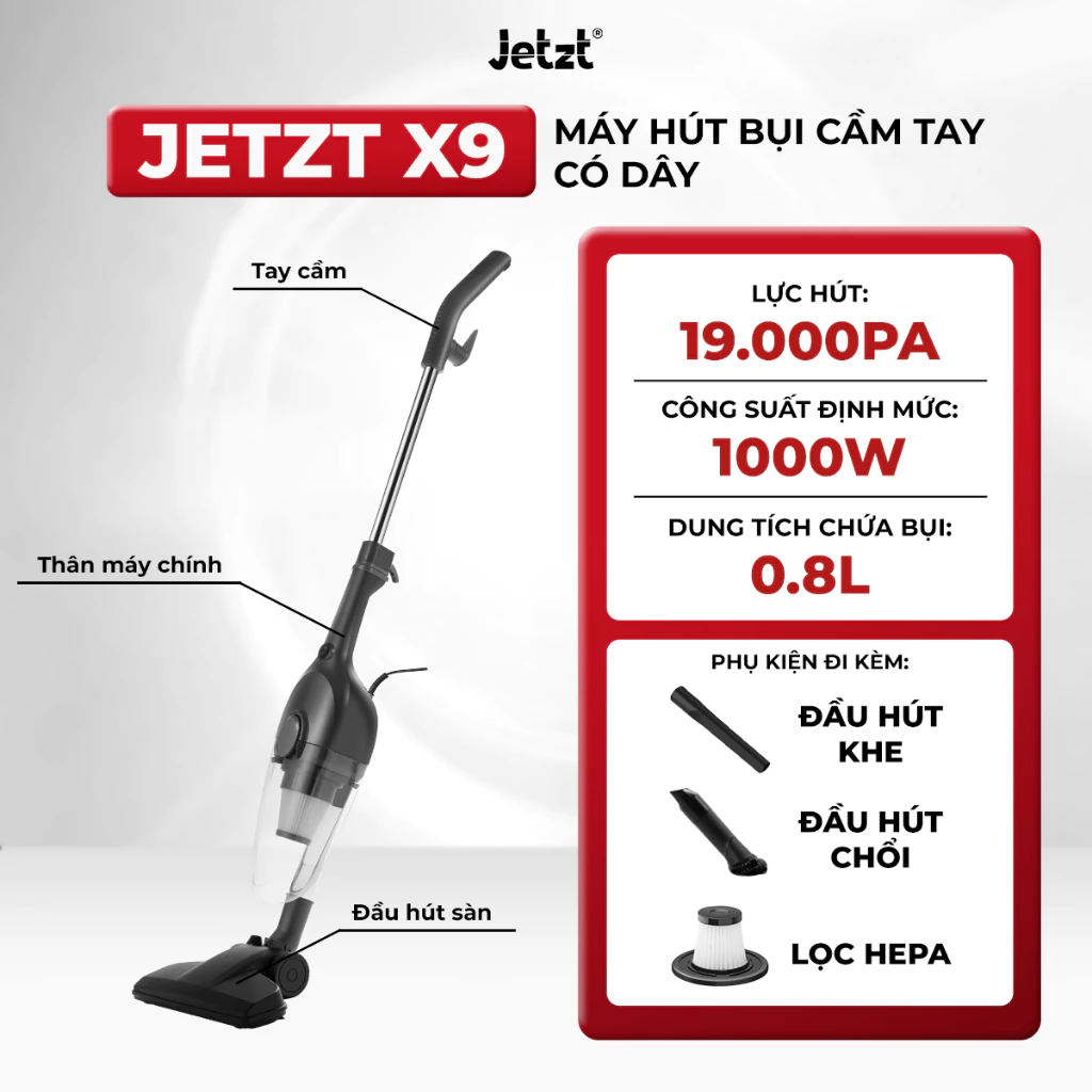 Máy Hút Bụi JETZT X9 Có Tốt Không