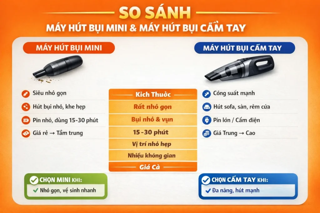 Máy Hút Bụi Mini Shopee Bán Chạy Nhất