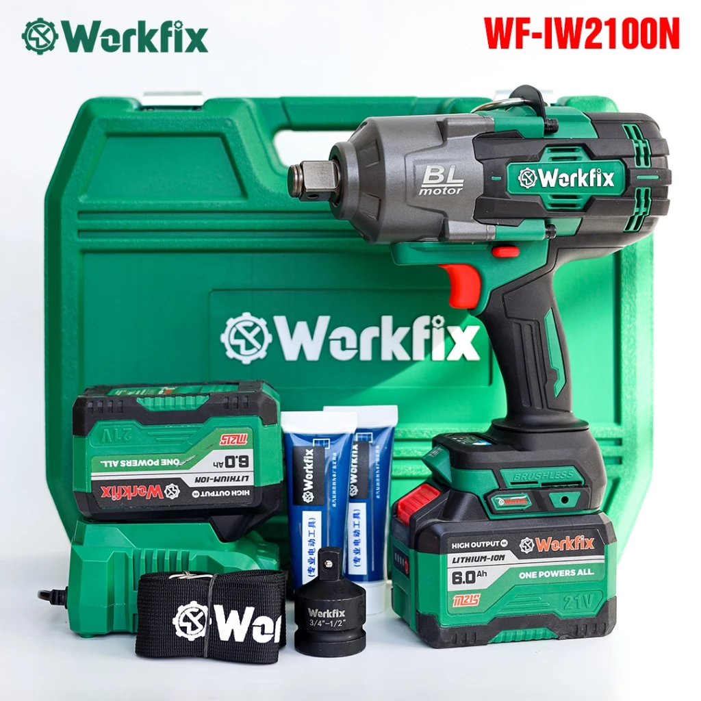 Máy Siết Bulong Workfix 2100Nm Giá Rẻ