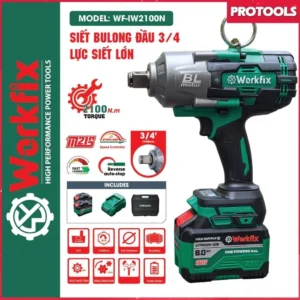 Máy Siết Bulong Workfix 2100Nm Giá Rẻ