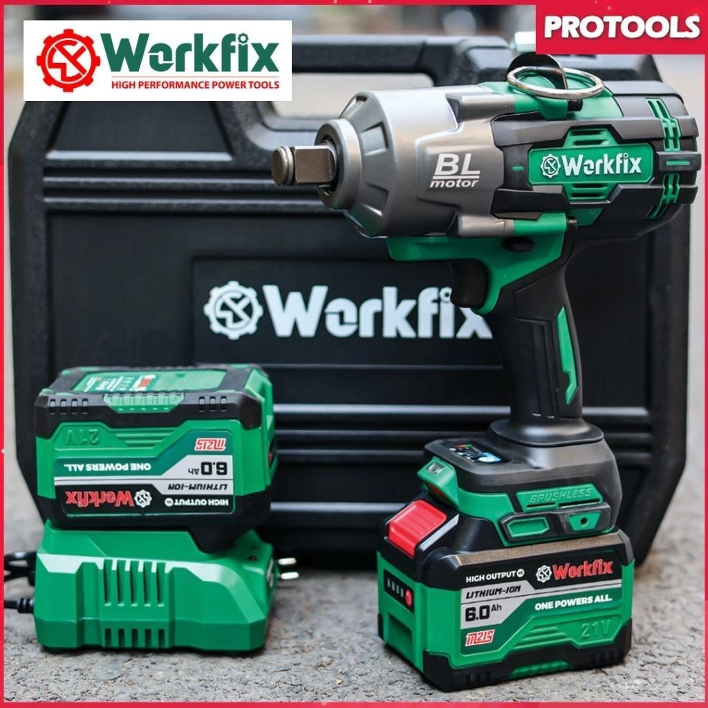 Máy Siết Bulong Workfix 2100Nm Giá Rẻ