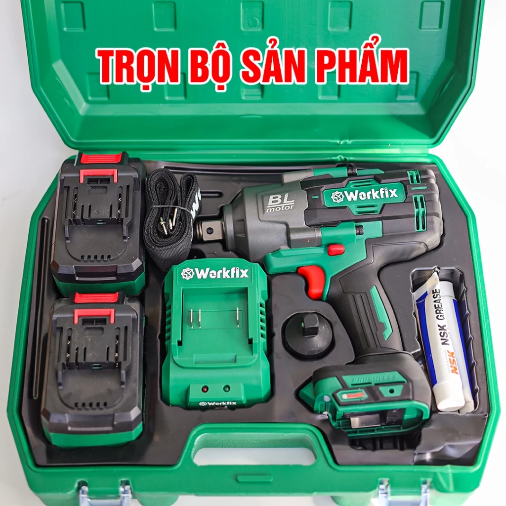 Máy Siết Bulong Workfix 2100Nm Giá Rẻ