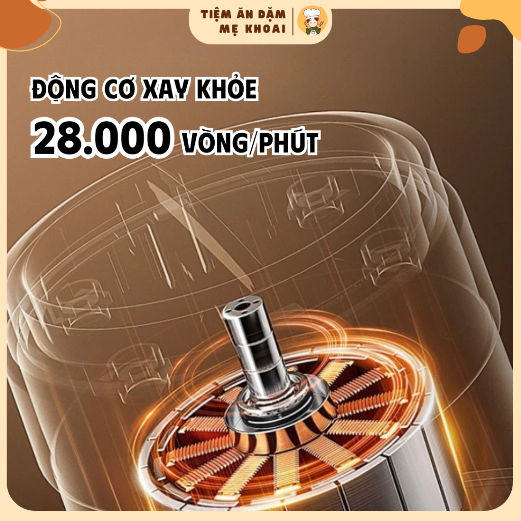 Máy Xay Coco Bear 8 Lưỡi