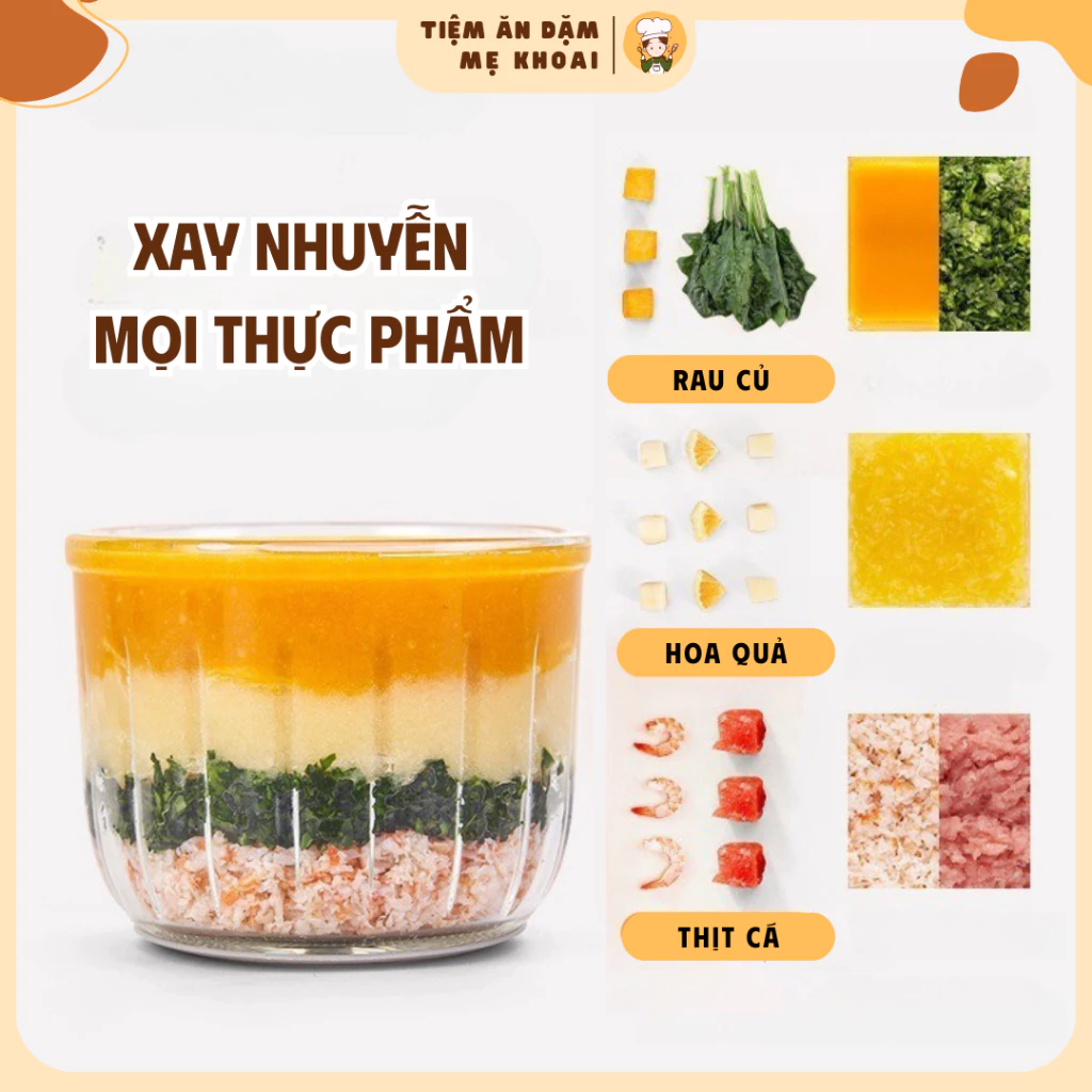 Máy Xay Coco Bear 8 Lưỡi