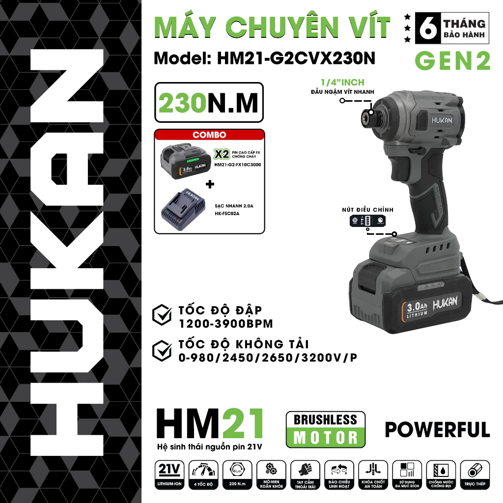 Mua Máy Bắn Vít HUKAN HM21 Chính Hãng
