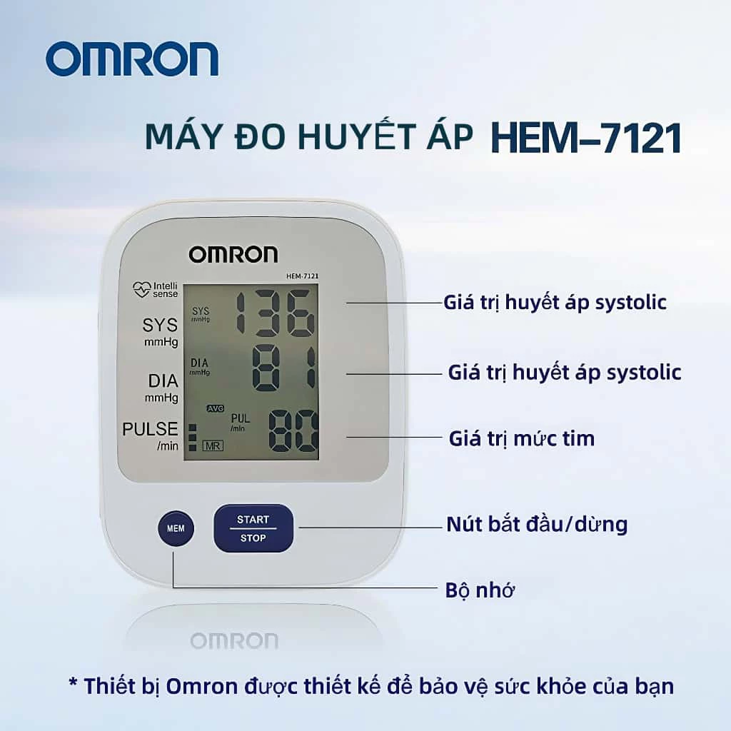 Mua Máy Đo Huyết Áp Omron HEM-7121