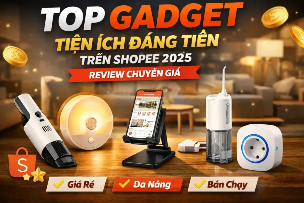 Top Gadget Tiện Ích Đáng Tiền Trên Shopee