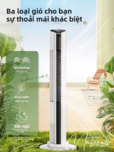 Quạt Tháp Tiết Kiệm Điện (Bladeless Fan) – An toàn tuyệt đối