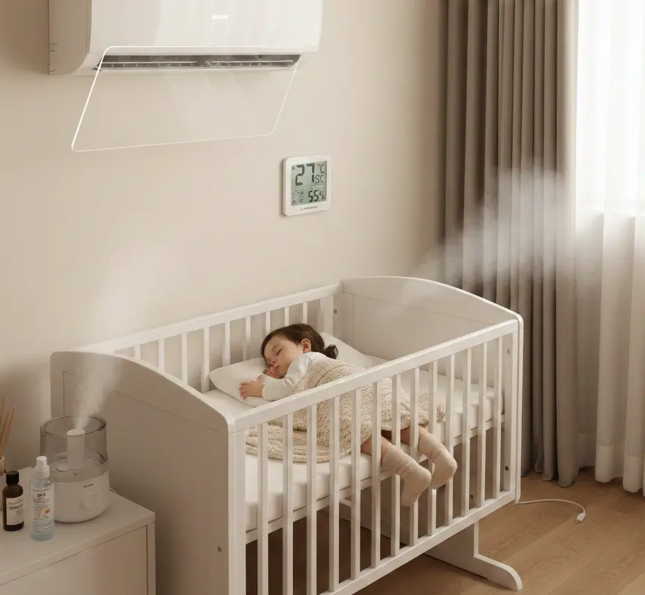 Bé bị nghẹt mũi khi nằm điều hòa 5 mẹo xử lý dứt điểm tại nhà